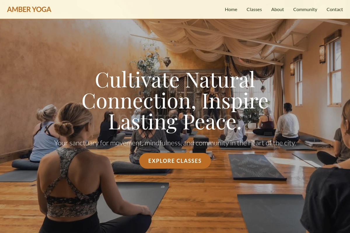 Amber Yoga Studio